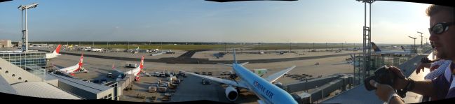 Blick von der Besucherterrasse