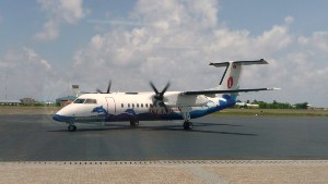 Dash 8-300 der Island Aviation
