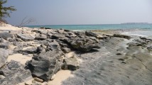 ...um die Insel...
